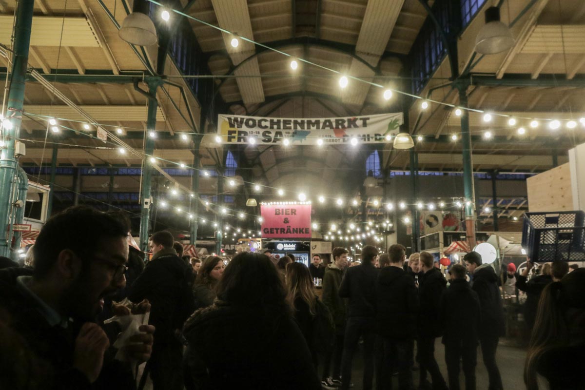 Interior of Markthalle Neun - Budget Berlin Travel Guide