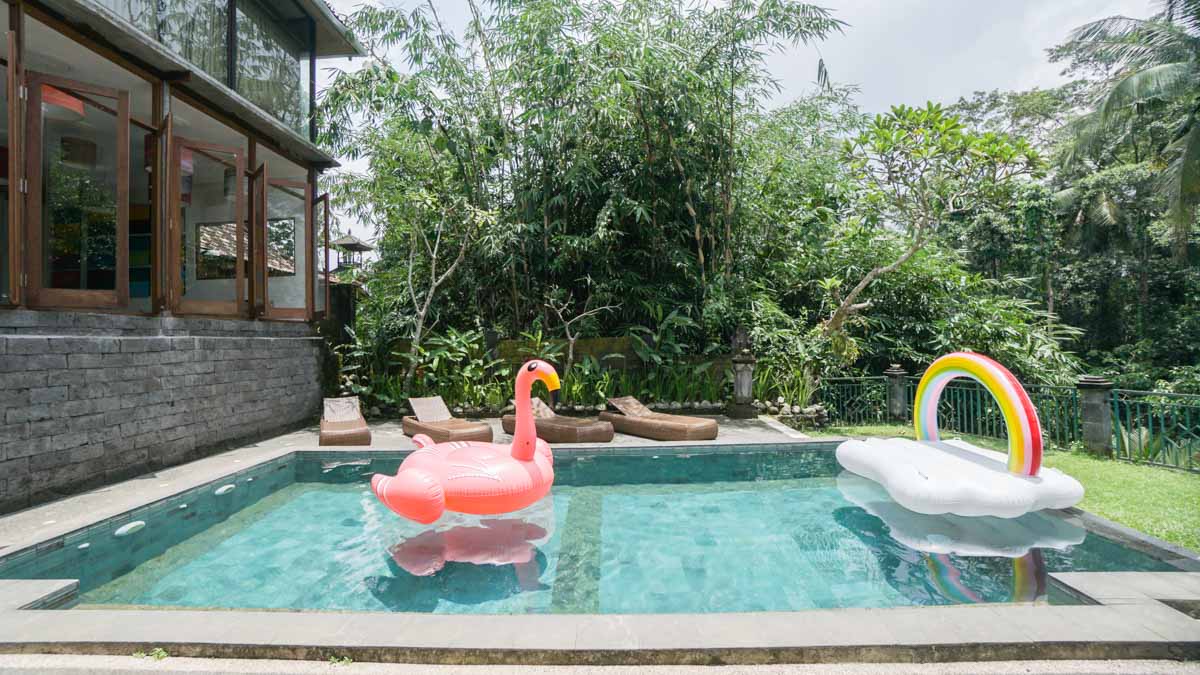 Villa Swimming Pool - TTI Ambassadors Programme in Bali