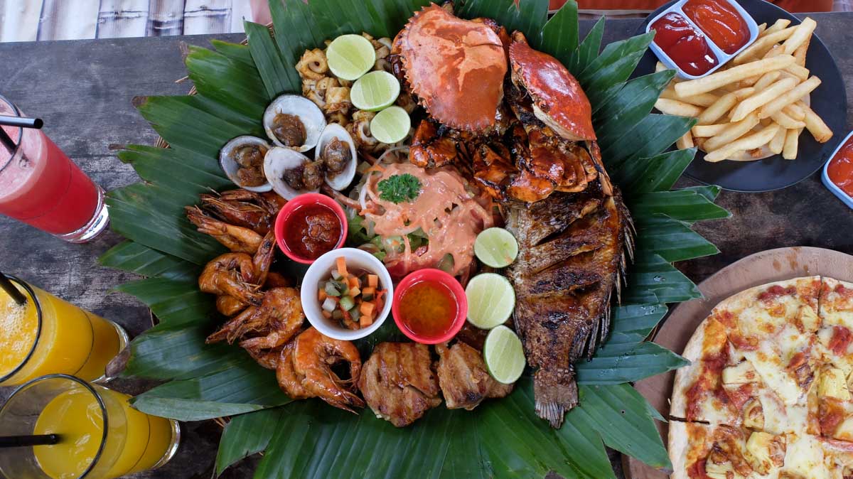 food from pirates bay cafe - must eat places in bali