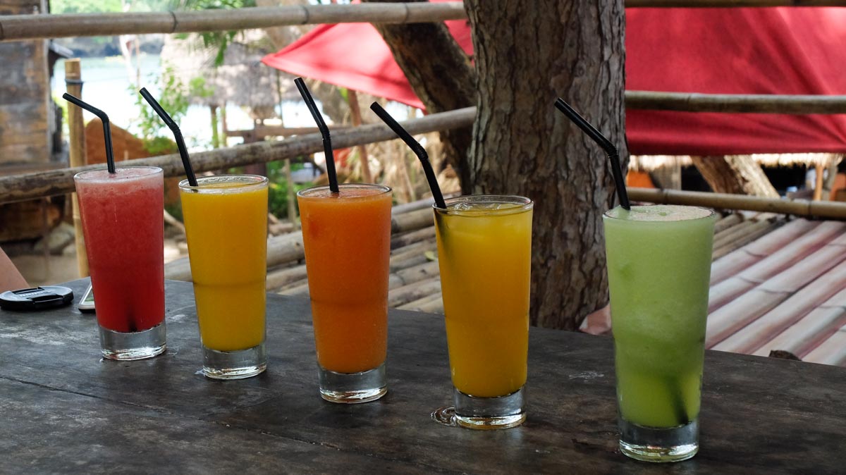 fruit juices- pirates bay cafe - must eat places in bali
