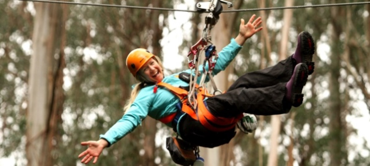 otway fly zipline - melbourne road trip