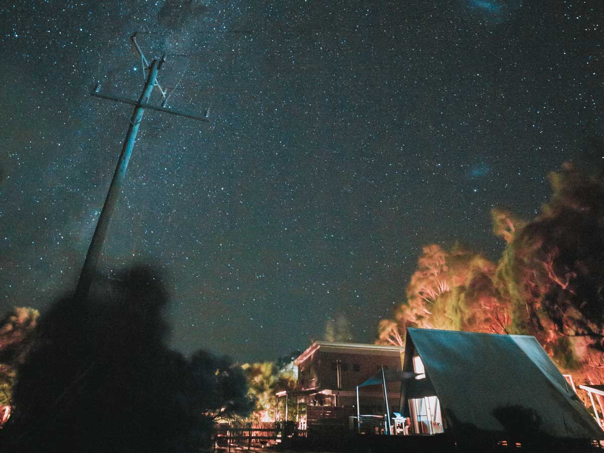 stars at a frame - grampians - melbourne road trip