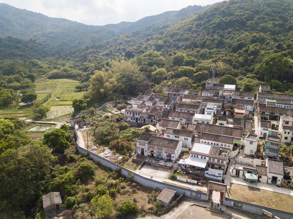 Aerial View of Lai Chi Wo Village - Lesser-Known Sights in Hong Kong