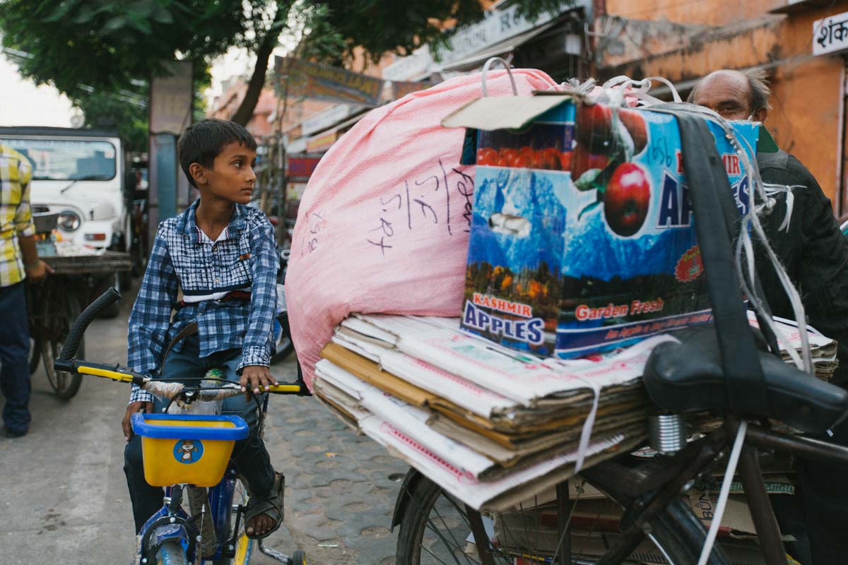 Indian boy on bicycle @mai.rawr - Singaporean Deaf Traveller