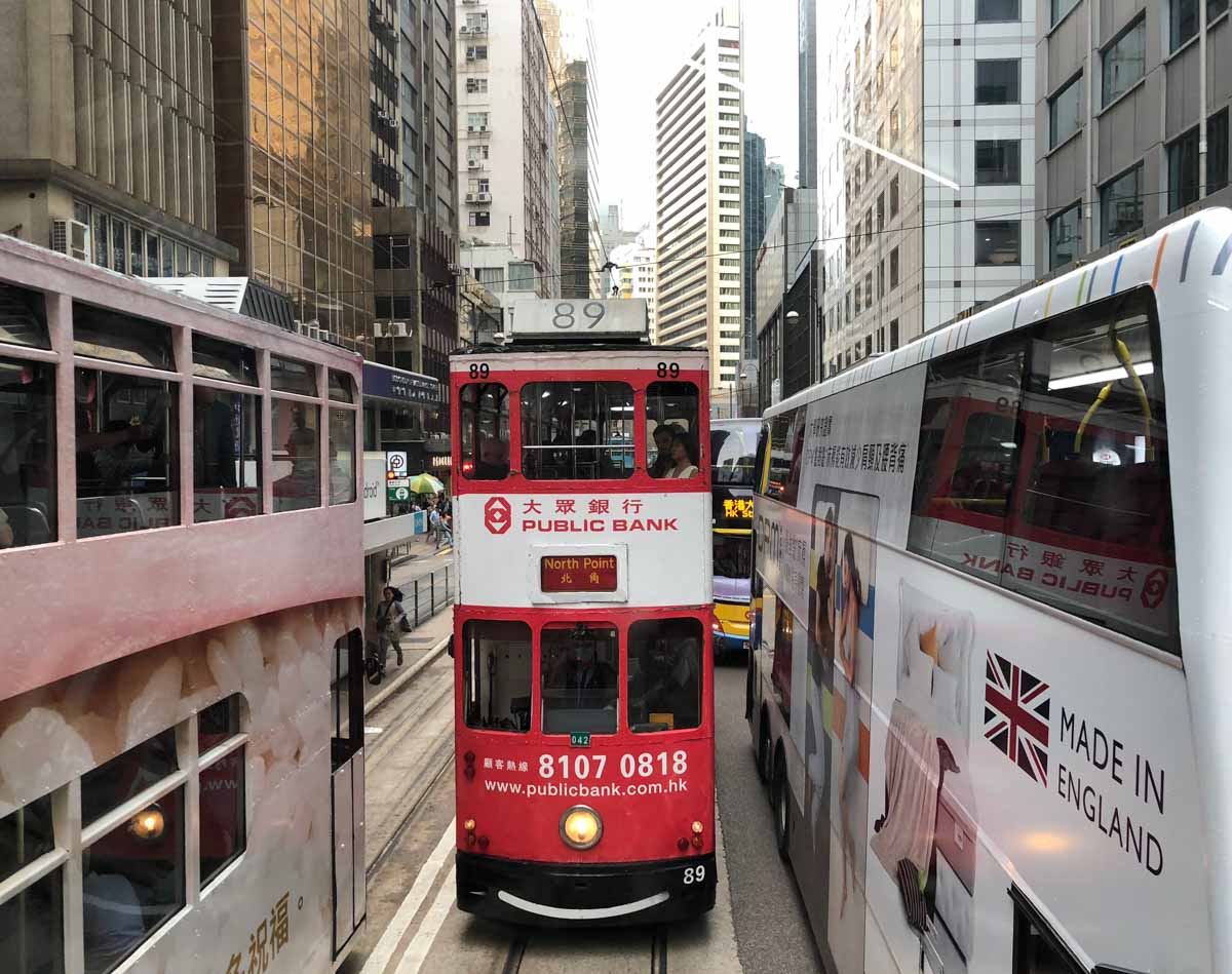 tram in hong kong - hong Kong itinerary