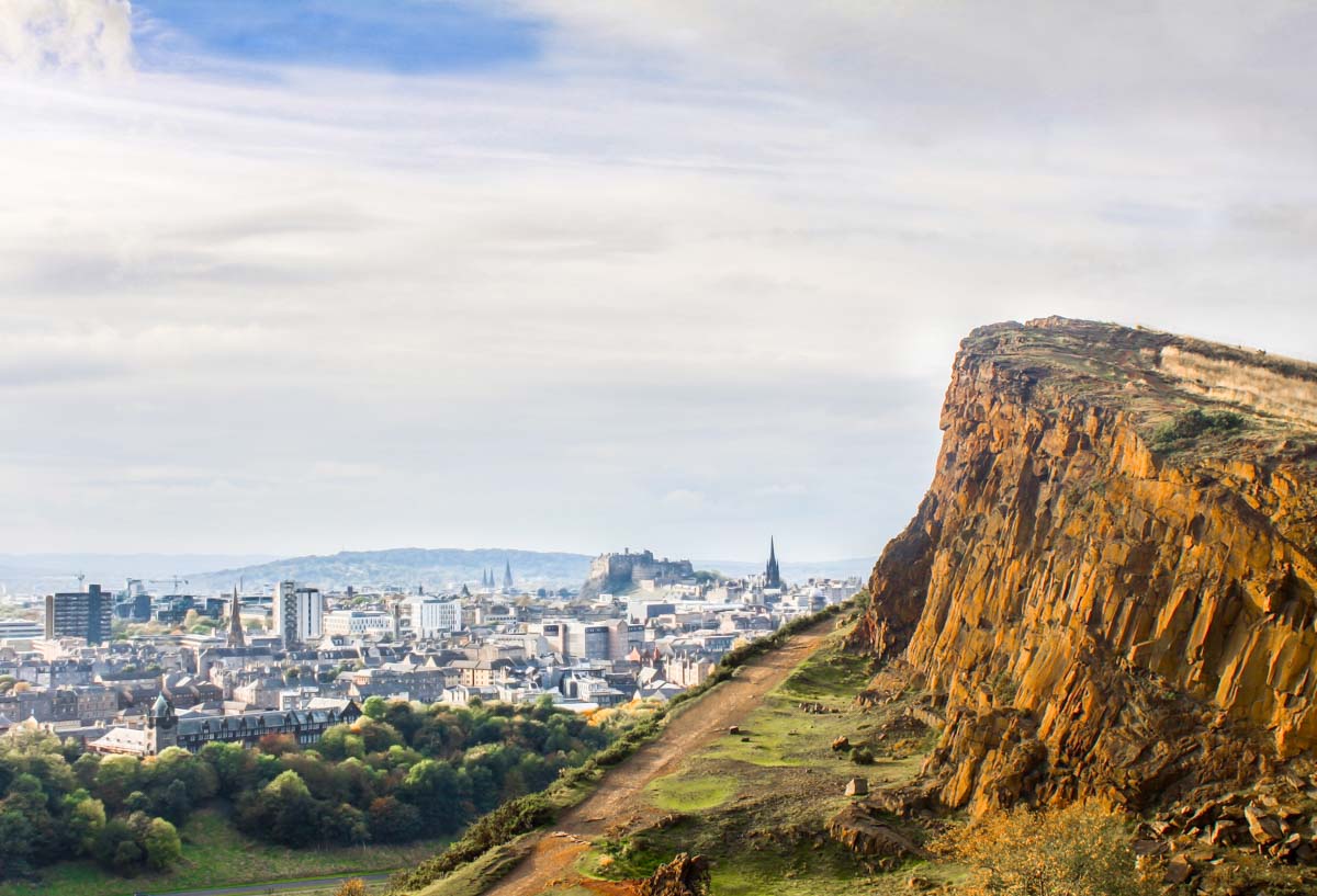 Arthurs-Seat-in-Edinburgh - Scotland Wales London Itinerary BritRail Pass