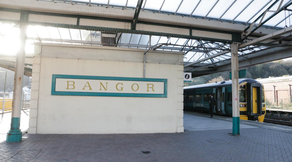 Bangor Wales Station - Scotland Wales London Itinerary BritRail Pass