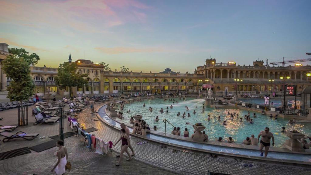 Budapest, Szechenyi Outdoor Baths-The Ultimate Eurail Budget Itinerary