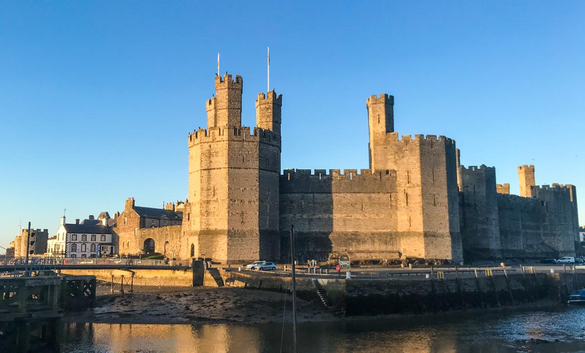 Caernarfon Castle - Scotland Wales London Itinerary BritRail Pass