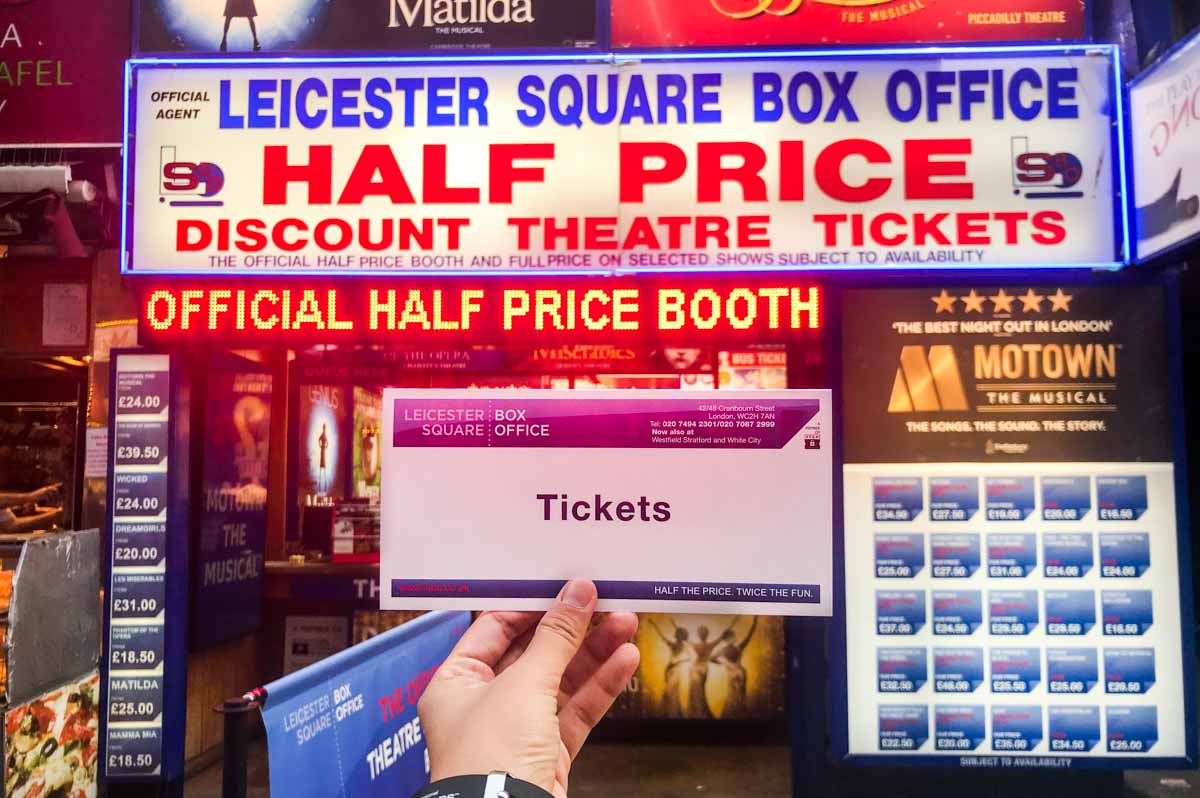 Discounted Tickets from Leicester Square Box Office in London - Scotland Wales London Itinerary BritRail Pass