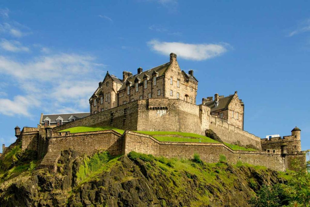 Edinburgh Castle in Scotland - Scotland Wales London Itinerary BritRail Pass