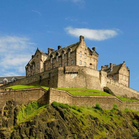Edinburgh Castle in Scotland - Scotland Wales London Itinerary BritRail Pass