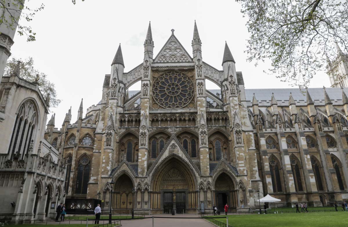 Entrance of Westminster Abbey in London - Scotland Wales London Itinerary BritRail Pass
