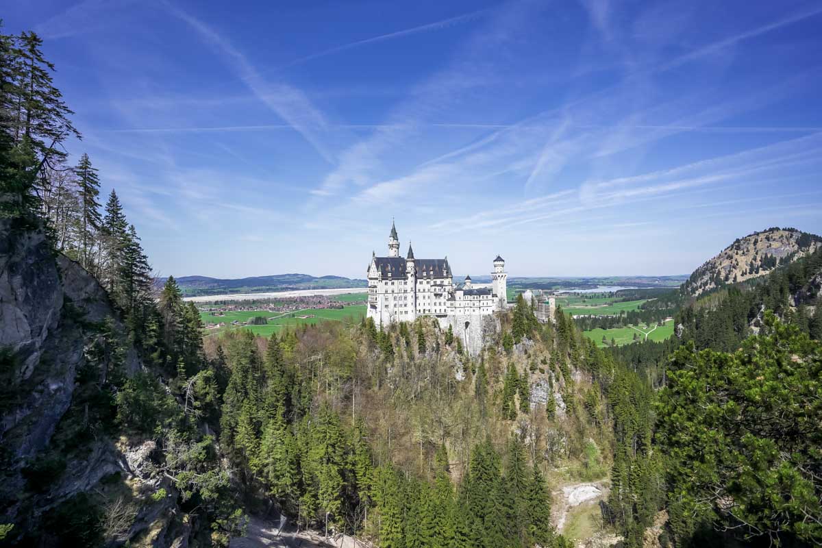 Fussen, Marienburke View of Castle-The Ultimate Eurail Budget Itinerary