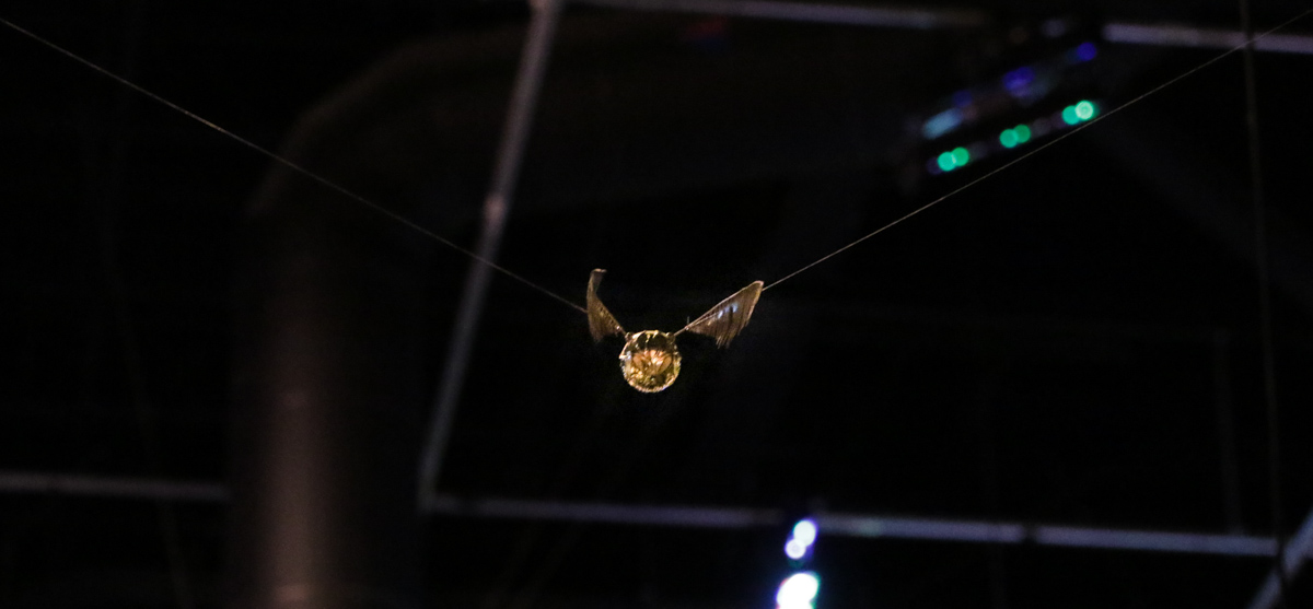 Golden Snitch at Warner Brothers Studio Tour The Making of Harry Potter - Harry Potter London Itinerary