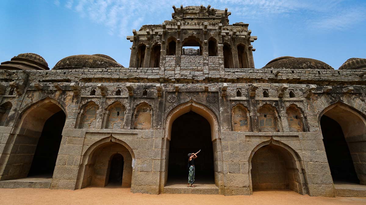 Hampi Elephant Stables - Karnataka India Itinerary