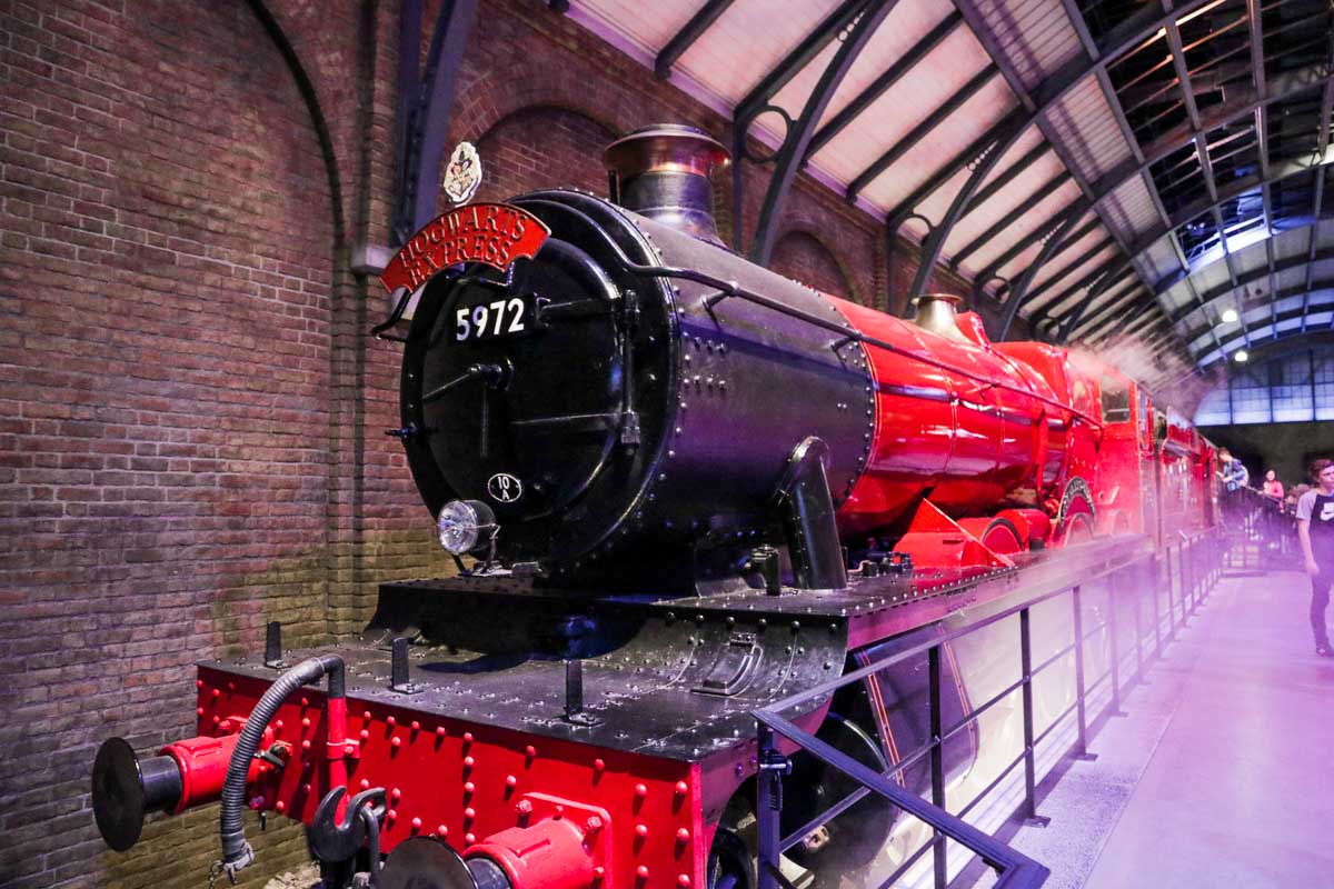 Hogwarts Express at Warner Brothers Studio Tour London The Making of Harry Potter - Harry Potter London Itinerary