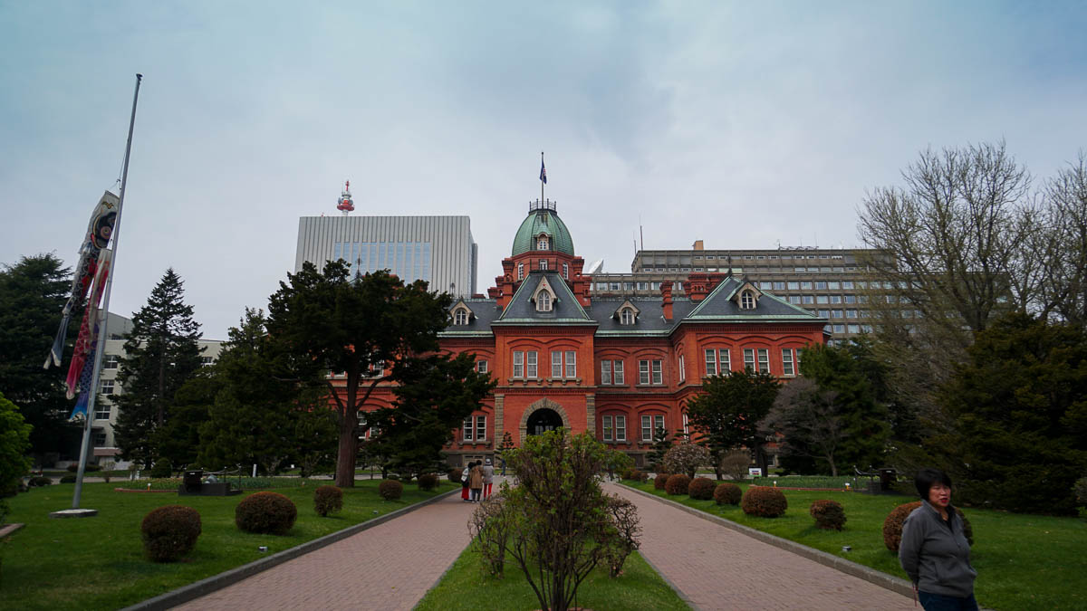 Hokkaido old government building - Budget Hokkaido Itinerary
