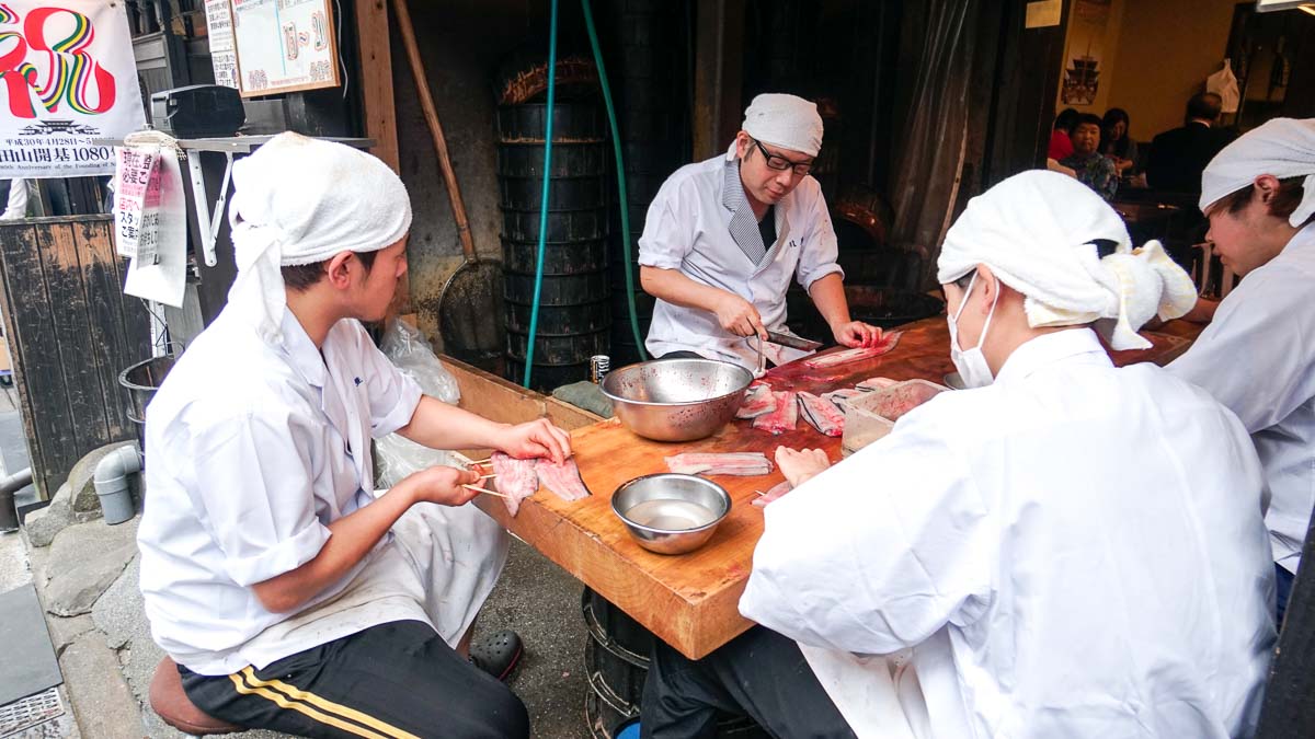 Kawatoyo unagi eel preparation-Narita Travel Guide Tokyo - Chiba