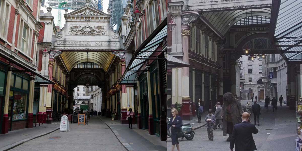 Leadenhall Market in London - Harry Potter London Itinerary