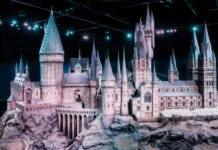 Model of Hogwarts Castle at Warner Brothers Studio Harry Potter Tour in London - Harry Potter London Itinerary