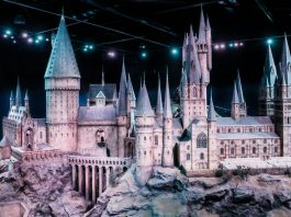 Model of Hogwarts Castle at Warner Brothers Studio Harry Potter Tour in London - Harry Potter London Itinerary