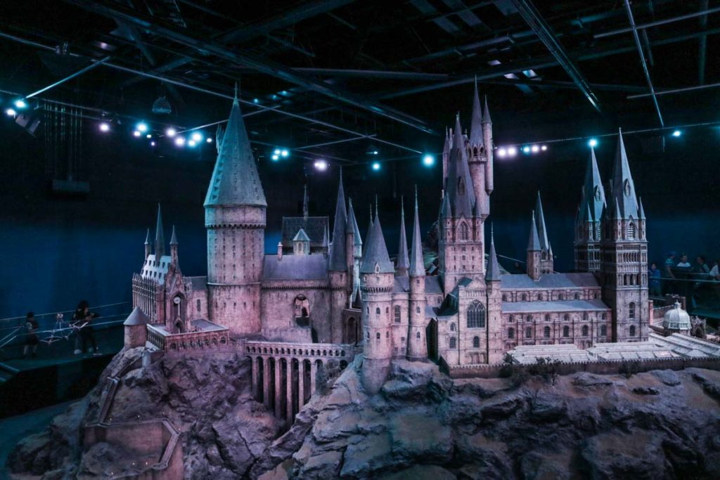 Model of Hogwarts Castle at Warner Brothers Studio Harry Potter Tour in London - UK Budget Guide in Edinburgh, Wales and London