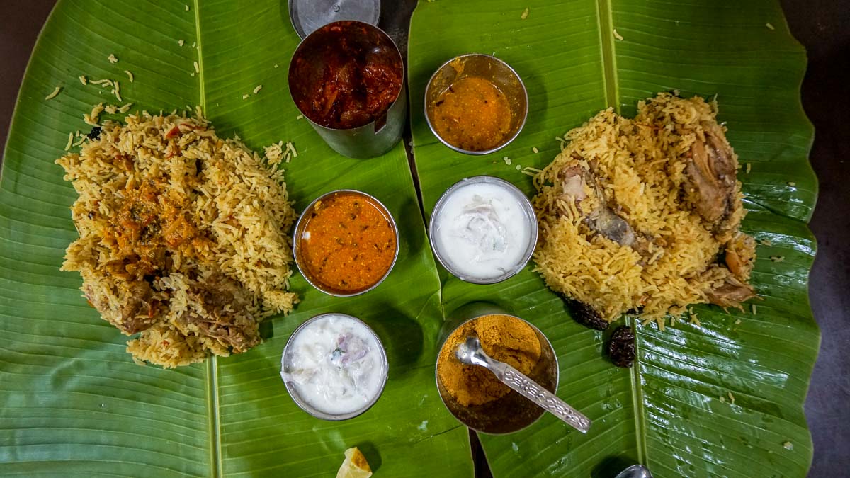 Mysore Briyani at Hotel RRR - Karnataka India Itinerary