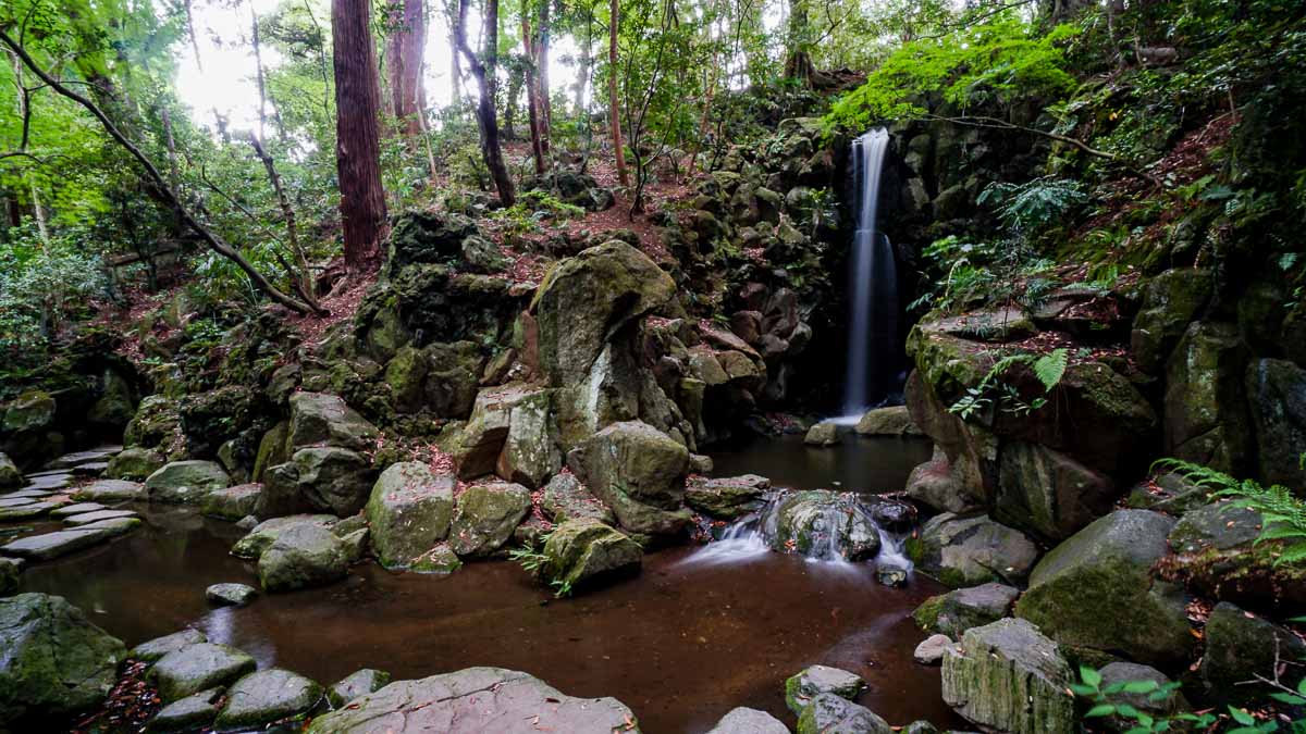 Naritasan Park Yuhi waterfall-Narita Travel Guide Tokyo - Chiba