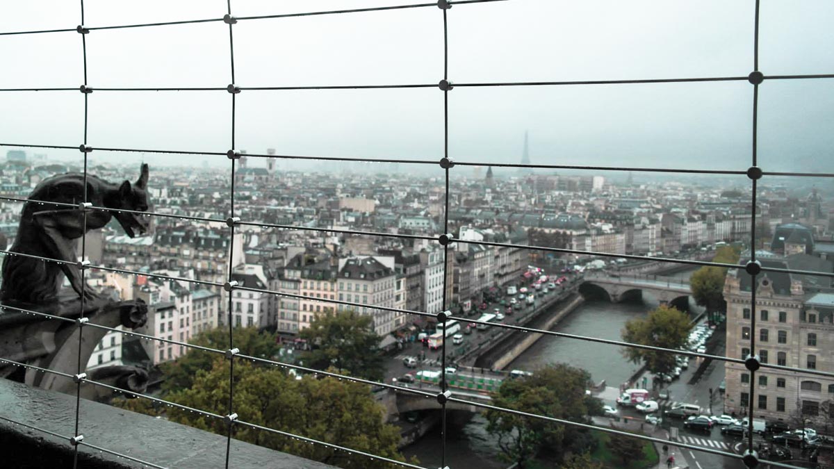 Notre Dame Tower view- France Itinerary