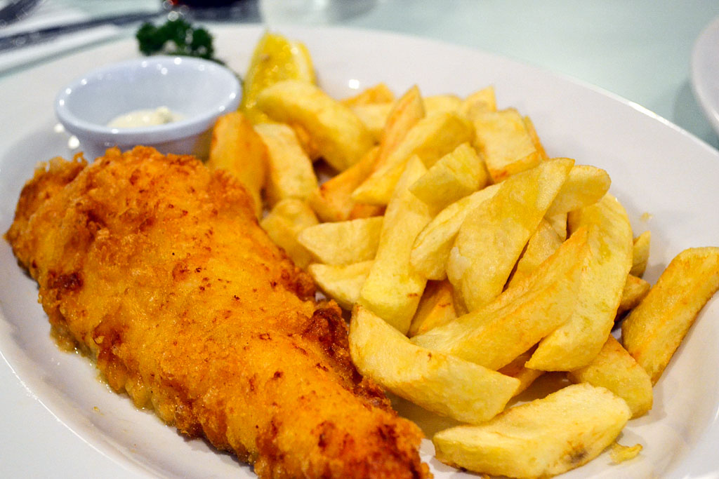 Poppies Fish and Chips in London - Harry Potter London Itinerary