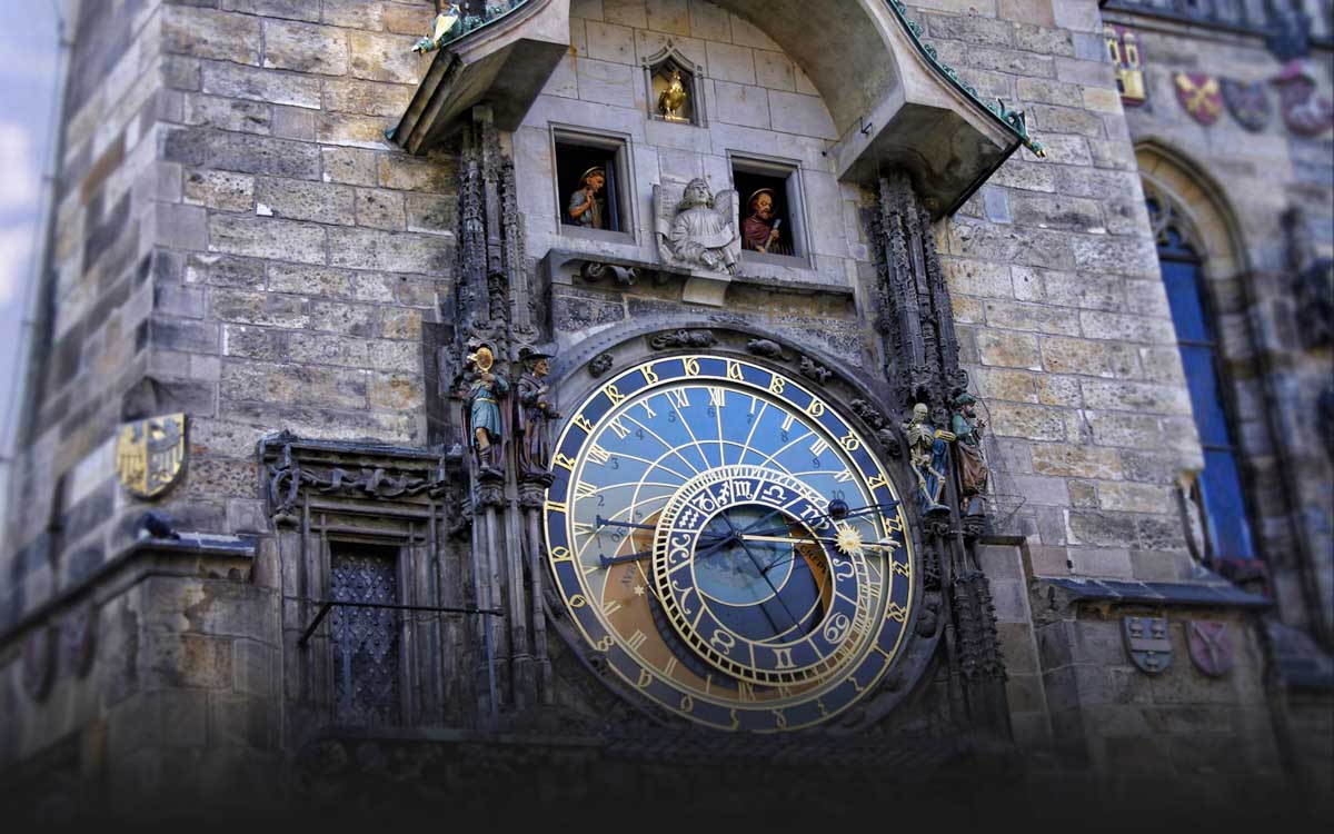 Astronomical Clock in Prague, Czech Republic - Europe Itinerary Backpacking on Budget
