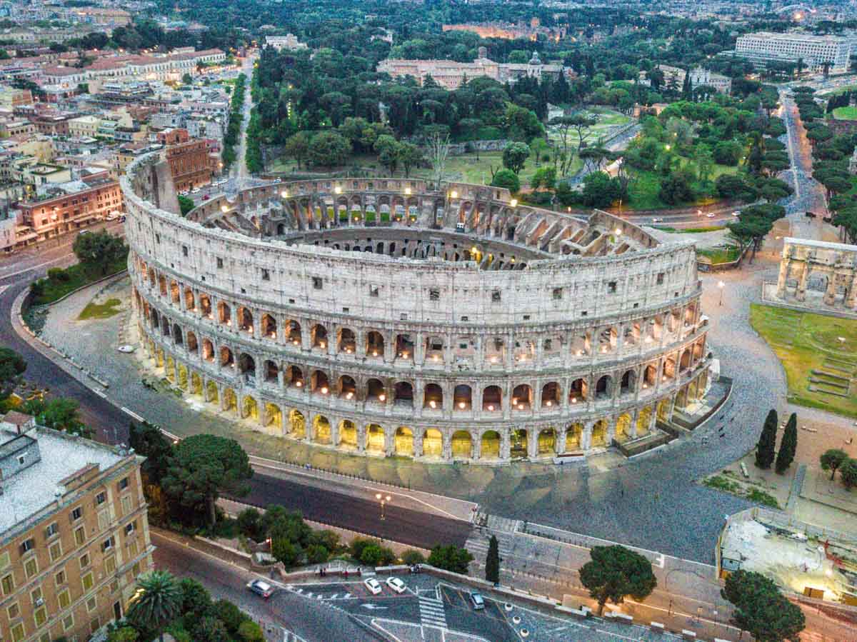 Rome, Colosseum-The Ultimate Eurail Budget Itinerary