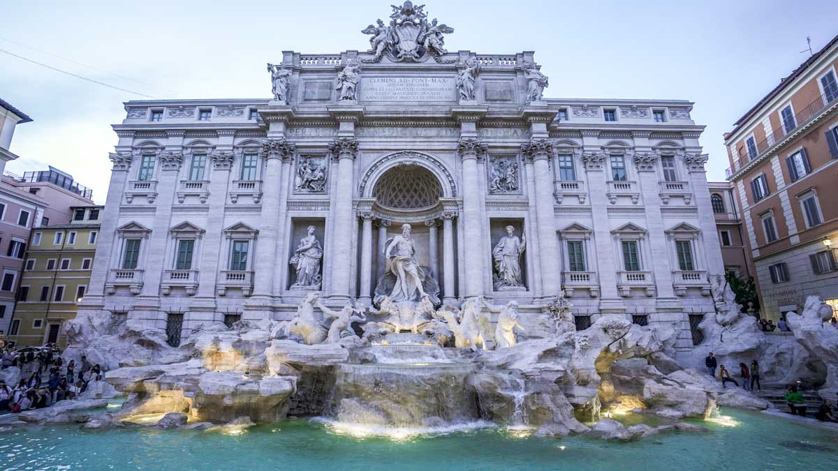 Rome, Trevi Fountain-The Ultimate Eurail Budget Itinerary