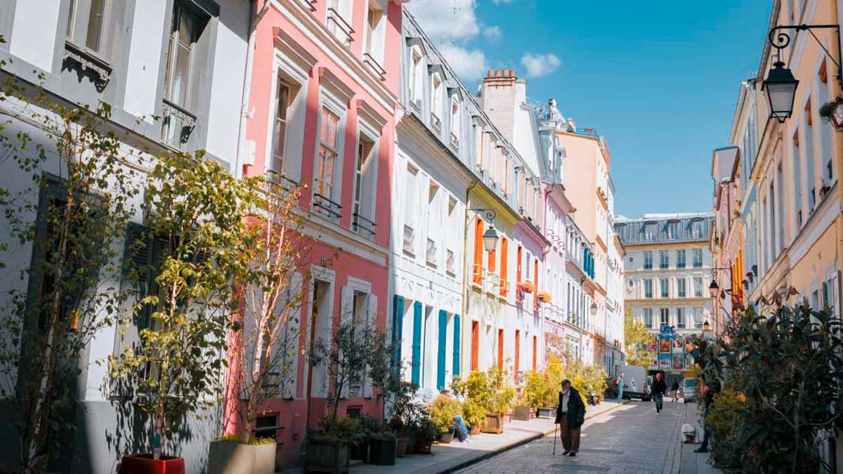 Rue cremieux Paris - France Itinerary