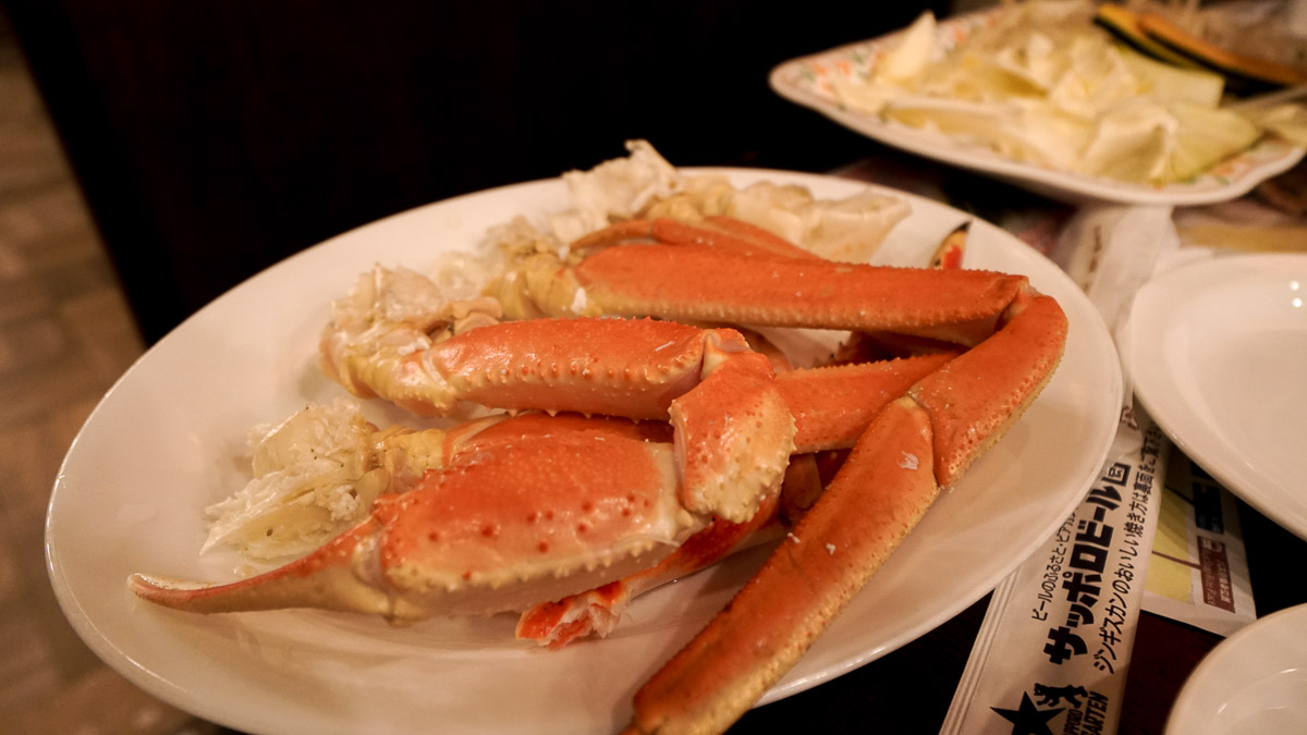 Sapporo beer museum snow crab and king crab buffet-Sapporo City Guide