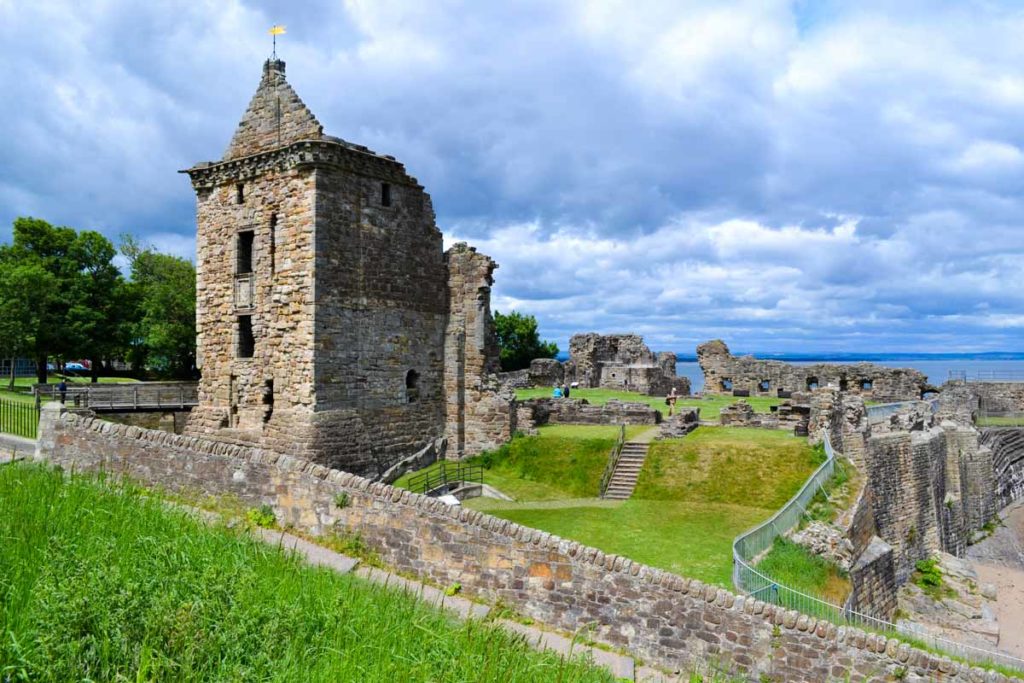 St Andrews Castle - Scotland Wales London Itinerary BritRail Pass