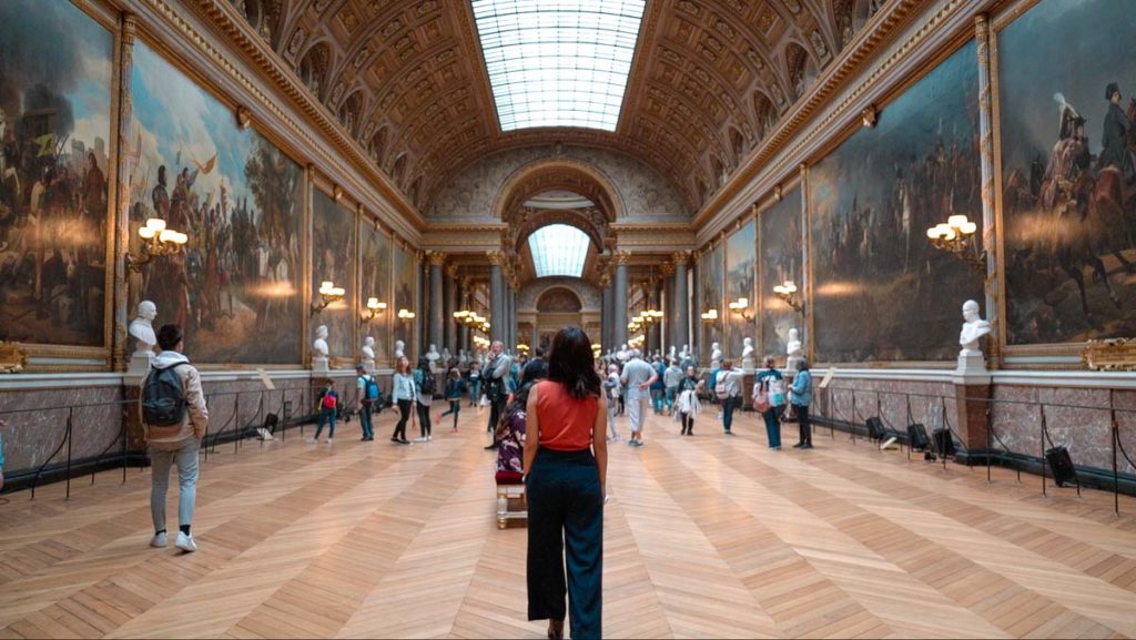 Versailles paintings - France Budget Itinerary