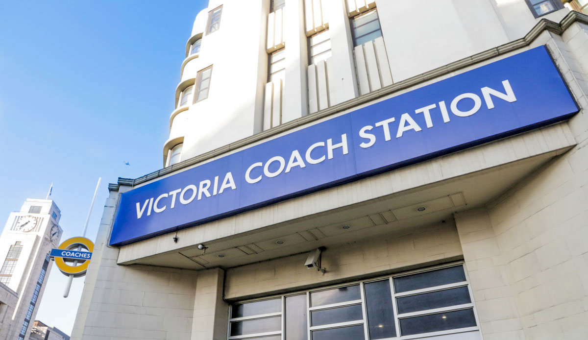 Victoria Coach Station - Scotland Wales London Itinerary BritRail Pass