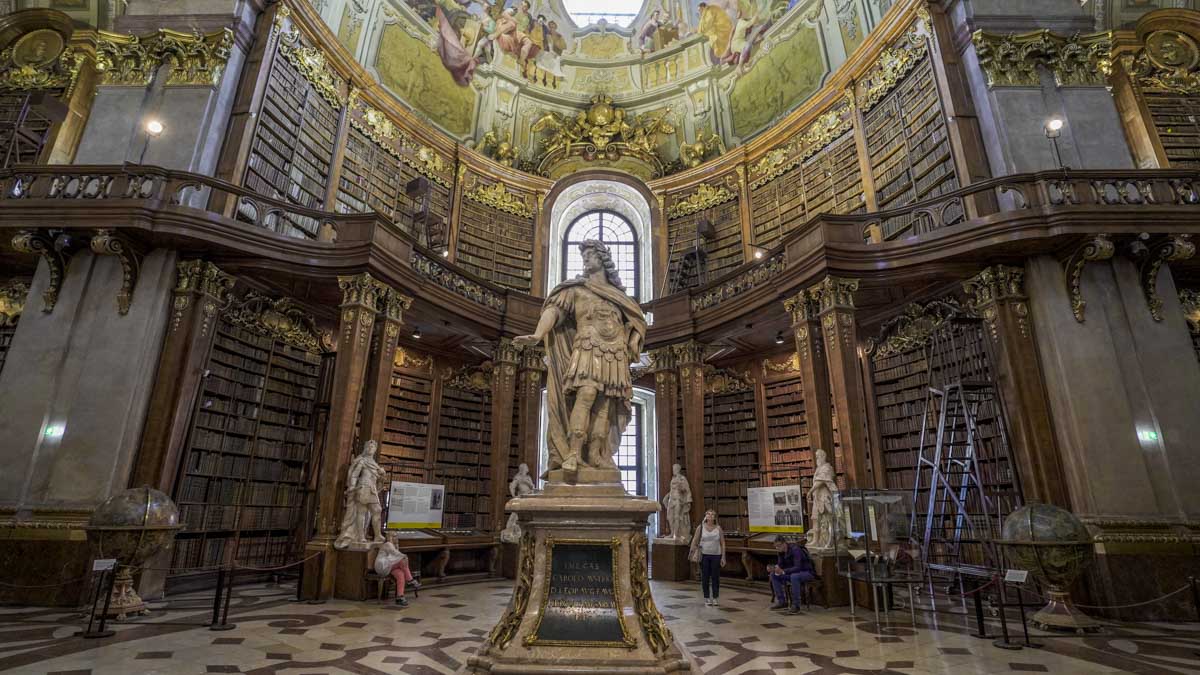 Vienna, Austrian National Library-The Ultimate Eurail Budget Itinerary