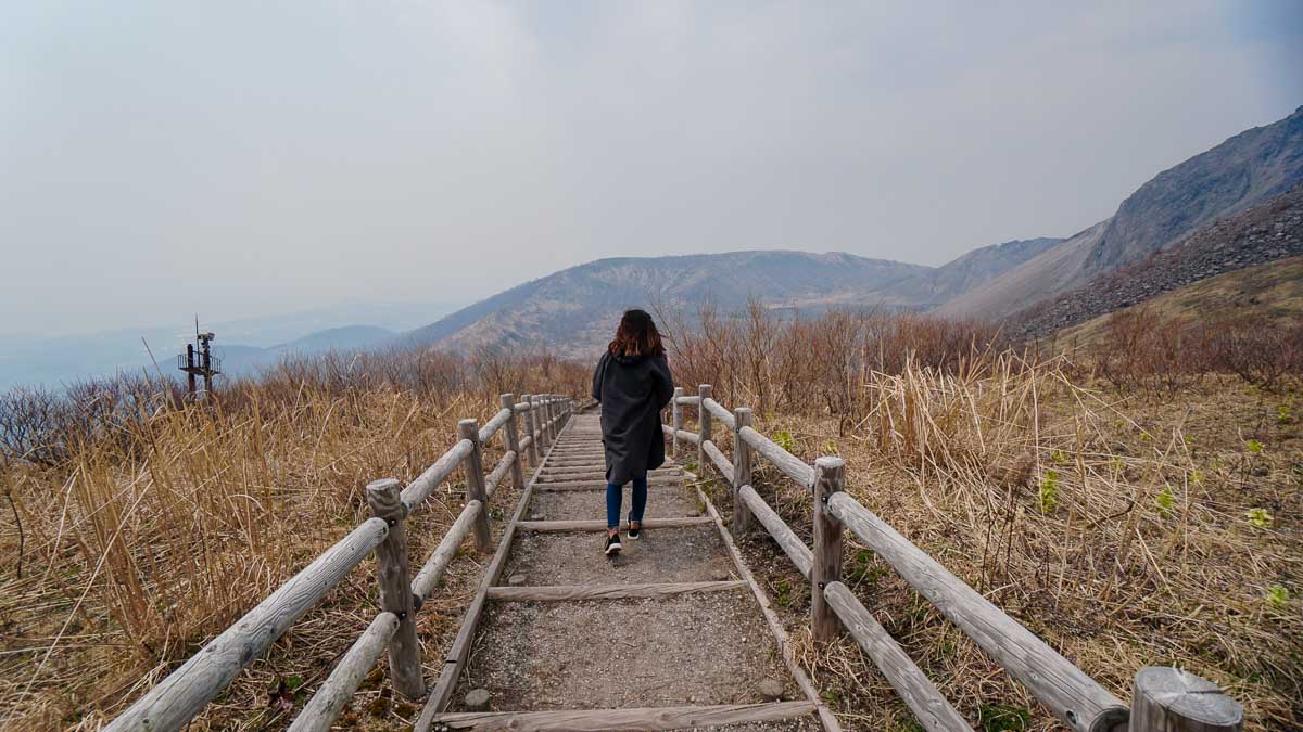 View from Mount Usu-Budget Hokkaido Itinerary Road Trip