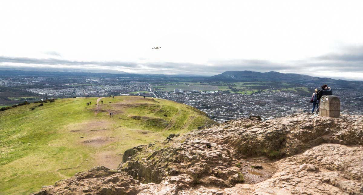 View from the Summit of Arthur's Seat - Scotland Wales London Itinerary BritRail Pass