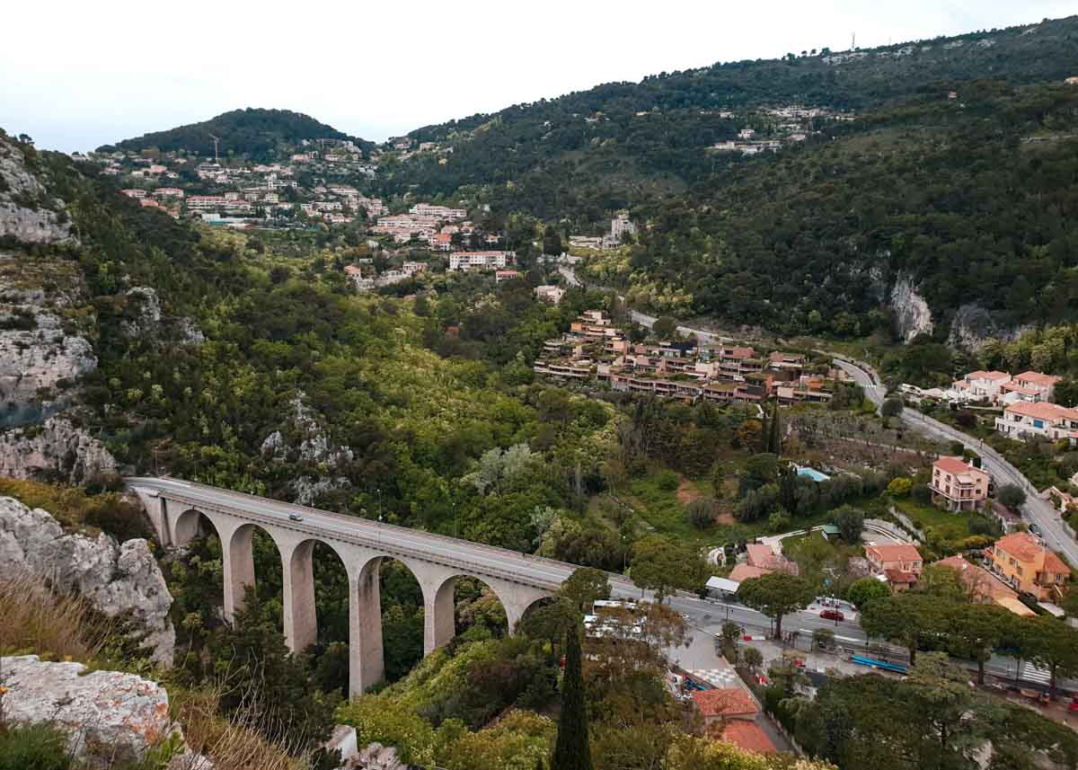 View from top of Eze village - France Itinerary