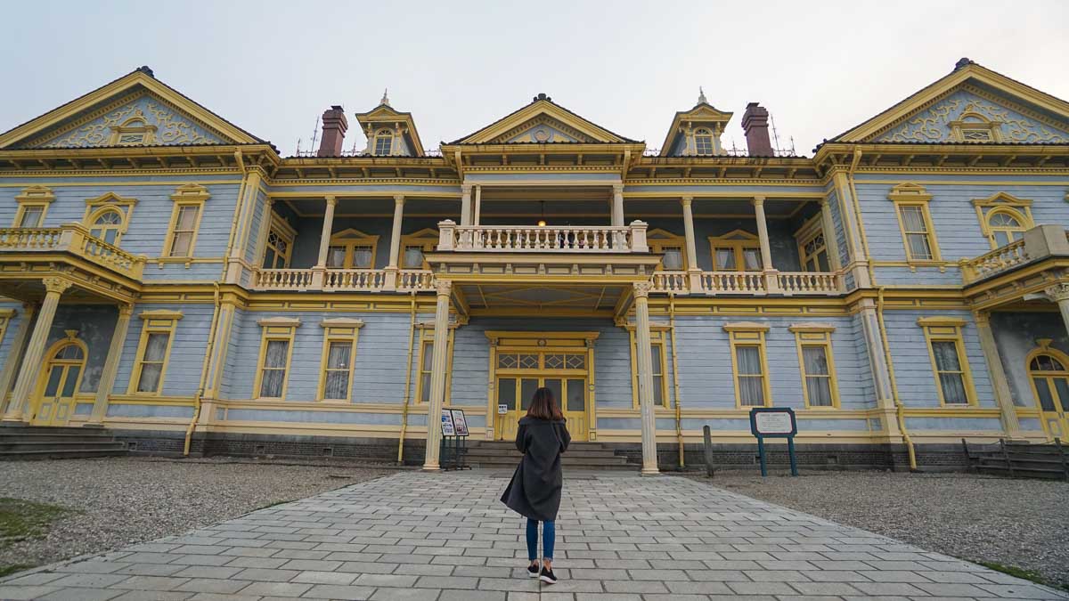 Westernised buildings in Motomachi Park Hakodate-Budget Hokkaido Itinerary Road Trip