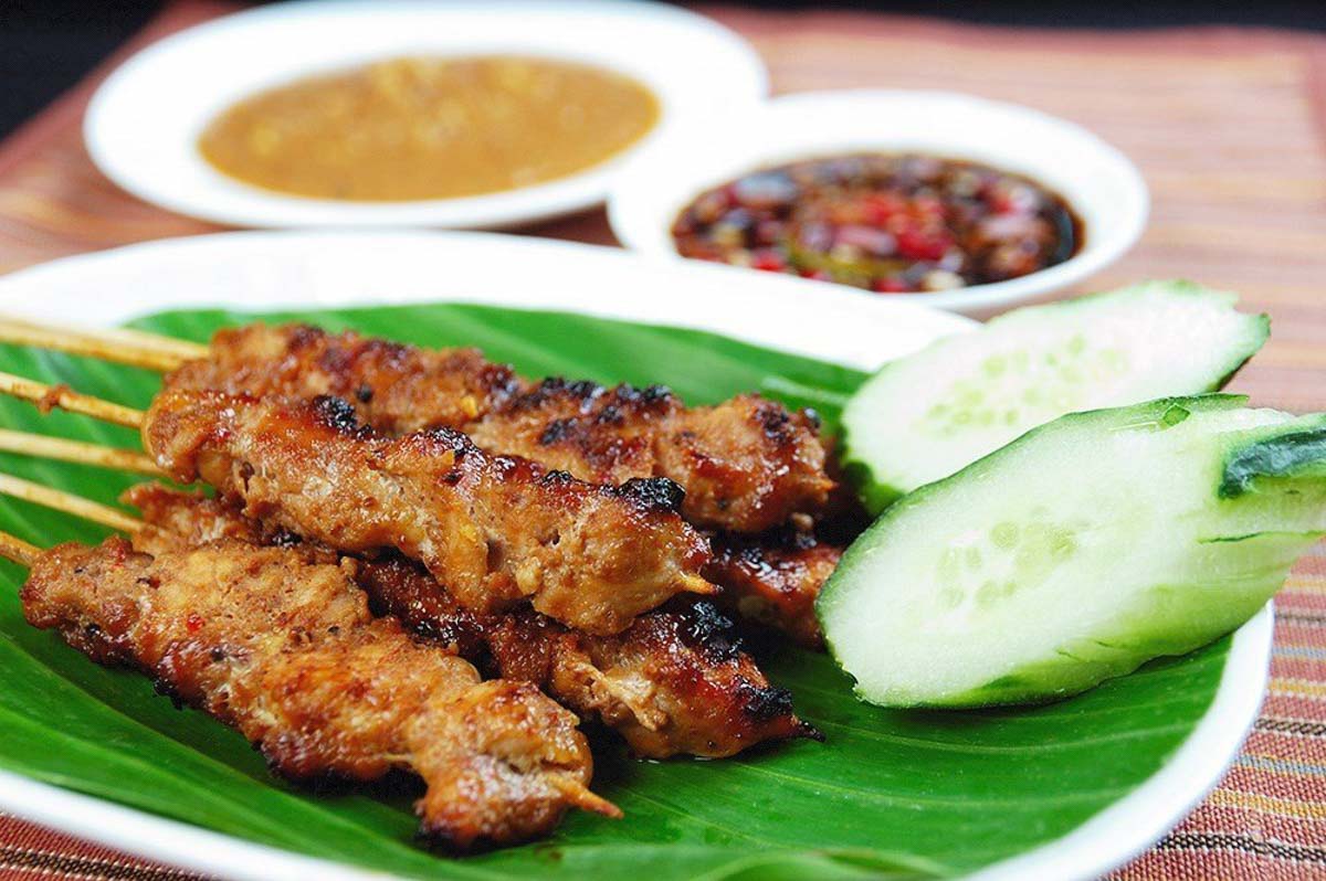 Chicken Sate at Warung Malang - Hong Kong Food Guide