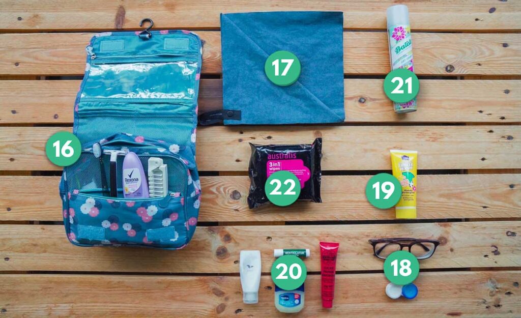 Grooming Essentials for Long Term Travel - Travel Packing List