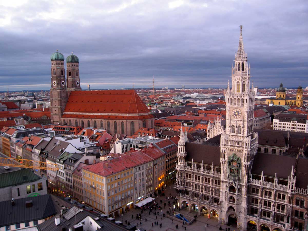 Munich, View from St. Peter's-The Ultimate Eurail Budget Guide