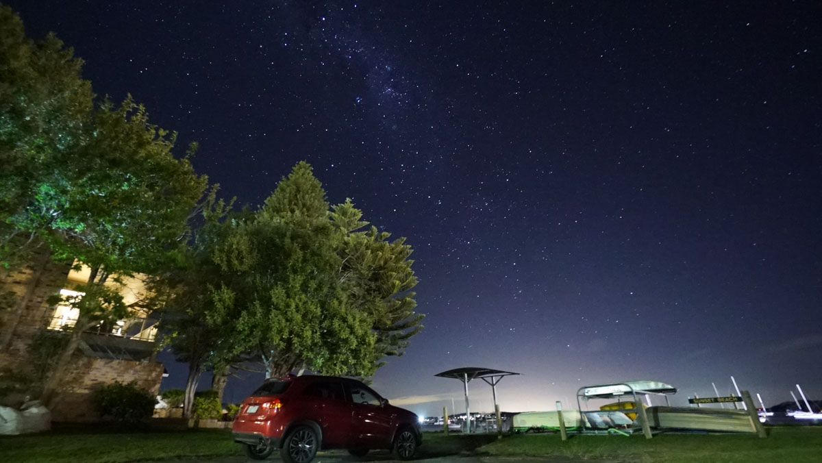 Night sky stars Port Stephens - NSW Australia Road Trip Itinerary