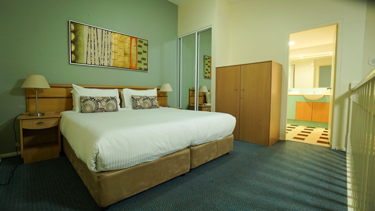 Oaks Waterfront Resort Loft room central coast - NSW Australia Road Trip Itinerary