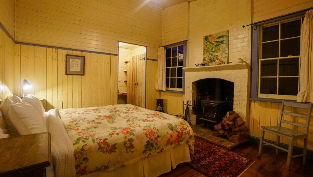 Old Leura Dairy Workers Cottage bedroom - NSW Blue Mountains Itinerary
